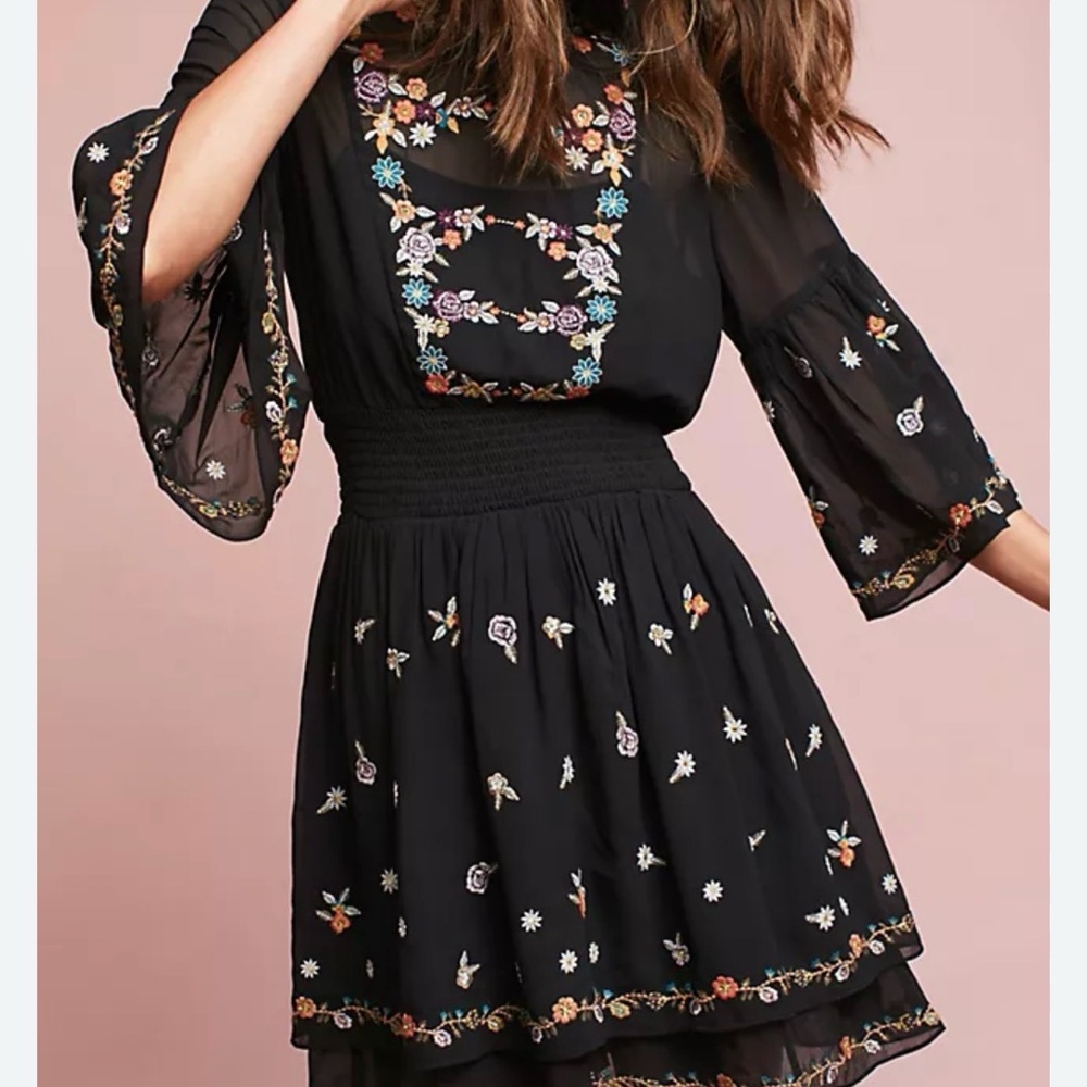 Anthropologie - Maeve Anfisa Black Dress